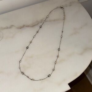 Brighton Silver Beaded Necklace